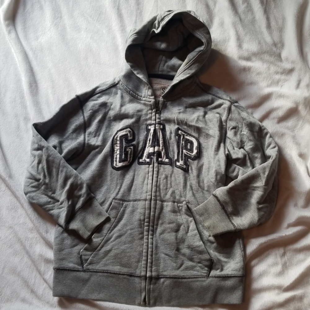 Boys gap logo hoodie jacket coat‎ small 5 6